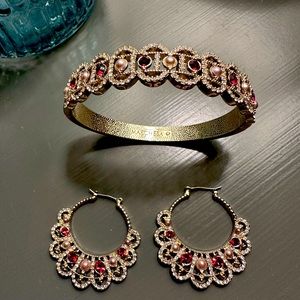 Lovely Marchesa bracelet and earring set